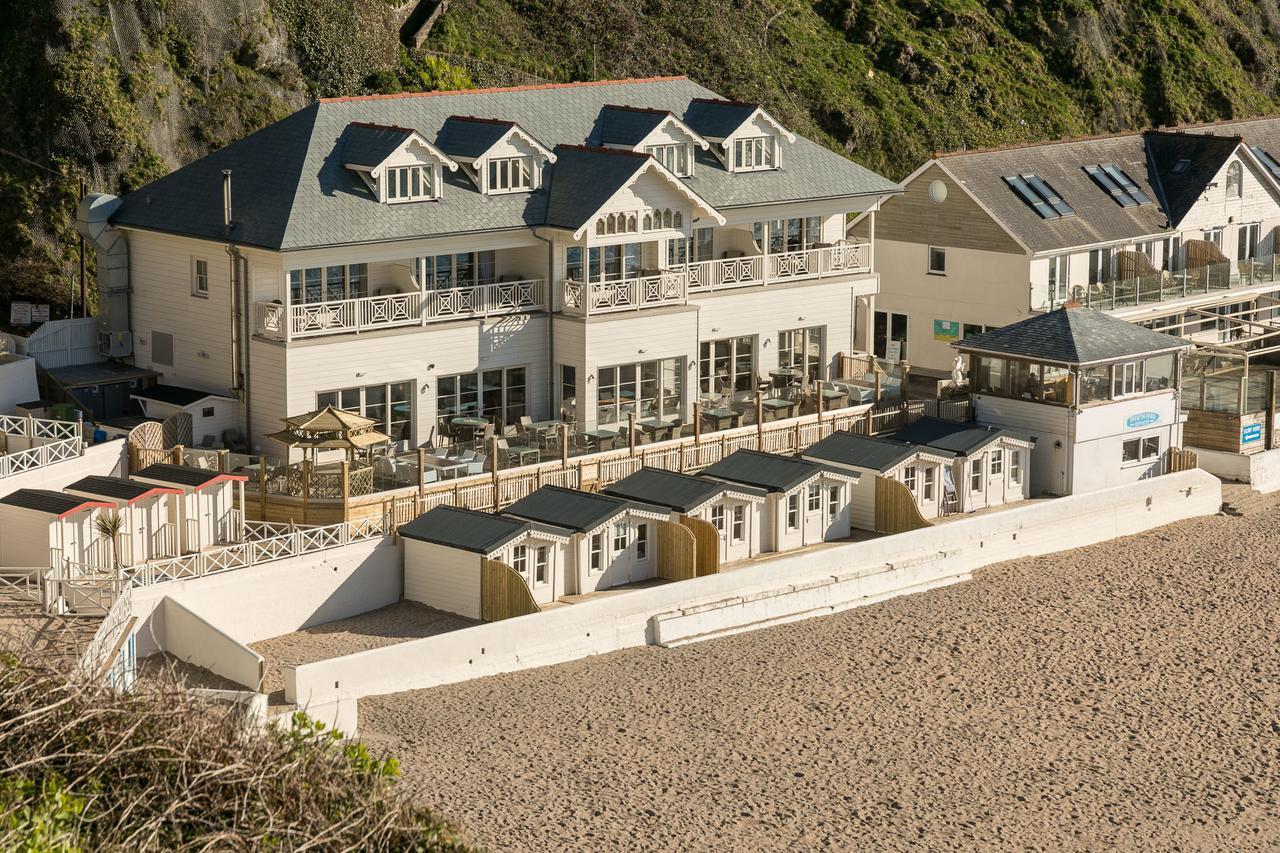 Tolcarne Beach Colonial Restaurant And Rooms New Quay Exterior foto
