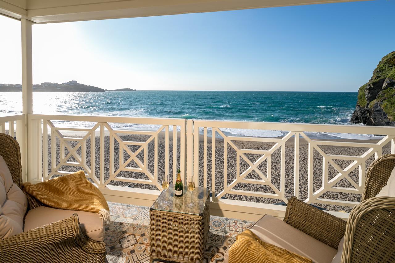 Tolcarne Beach Colonial Restaurant And Rooms New Quay Exterior foto